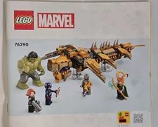 76290 INSTRUCTION BOOKLET ONLY Set # 76290 ~ Lego Marvel ~