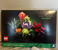 LEGO Botanical Collection Succulents 10309 Complete Set 771 pcs 18+