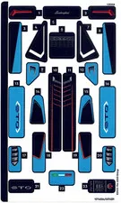 LEGO STICKER SHEET #1 ONLY 77238 LAMBORGHINI REVUELTO + HURACAN STO from set New