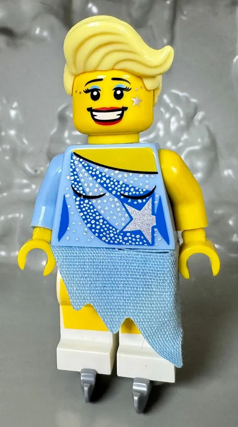 LEGO 8804 CMF Series 4 Ice Skater Minifigure col04-15 Complete w/accessories