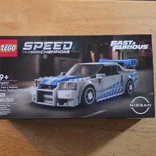 LEGO Speed Champions 76917 2 Fast 2 Furious Nissan Skyline GT-R R34 319pc 9+