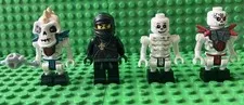 Lego Ninjago Minifig LOT - Skeletons, NJO0006, njo0008, njo0011, njo0003  - USED