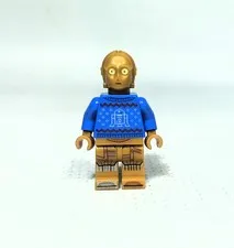 LEGO 2022 STAR WARS SW1238 C-3PO DROID WITH BLUE HOLIDAY SWEATER MINI FIGURE