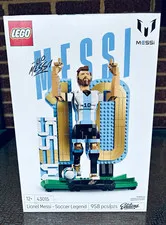 LEGO Icons Lionel Messi Soccer Legend 43015 Set 958 Pieces 12+ 2-in-1 Limited