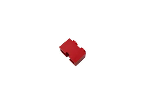 2 Lego® 12V TRAIN Railway Cable Channel 2x1 RED (exp. 4558)