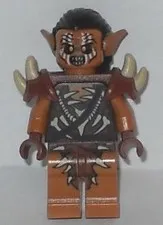 LEGO® Minifigure The Hobbit & TLOTR lor077 Gundabad Orc Hair and Shoulder Spikes