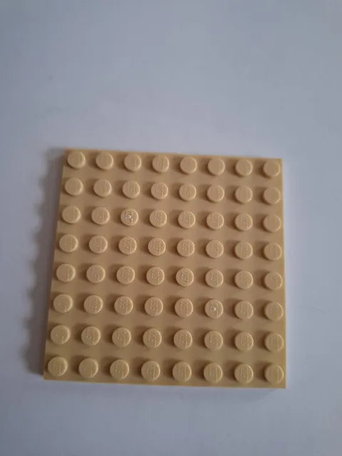 No 433.  1x Lego plate 8x8.  41539. Beige