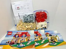 LEGO 6754 Creator 3 in 1 Family Home 100% Complete with 3 Manuals