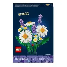 LEGO 11508 Botanical Daisy Flower, 133PCS Building Set, Home Decor Gift