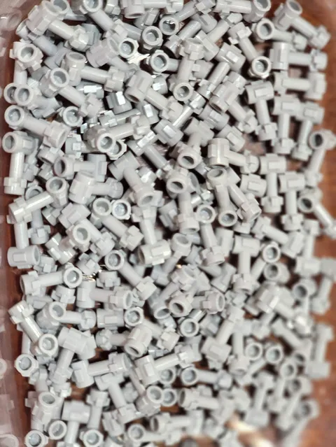 Lego 92690 Light Bluish Gray Qty 138 NEW Bar 1L with Top Stud and 2 Side Studs