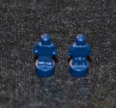 (2) 1x1 Dark Blue Statue / Trophy Figures ( Minifigure Accessory) ~ NEW Lego