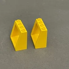 Lego 2352 Yellow Replacement Parts Pieces Lot of 2