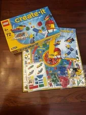 LEGO Create It: The Race to Build It Board Game New in Box RoseArt 03093