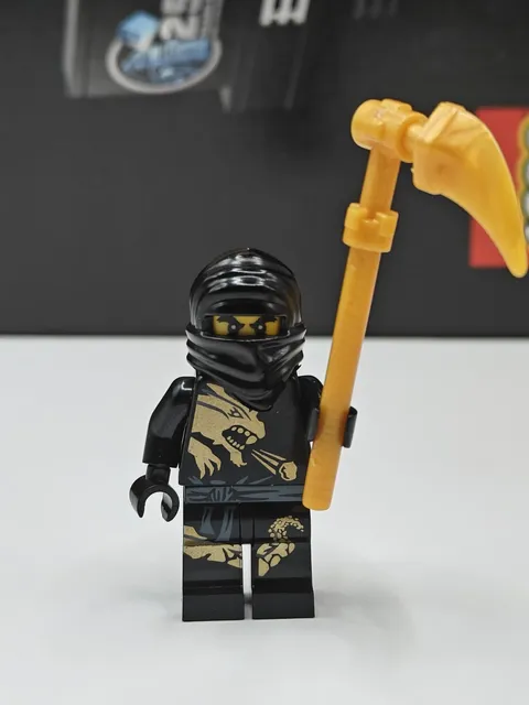 NEW Ninjago Cole DX with Golden Scythe Custom Lego Minifigure 2509 Earth Dragon