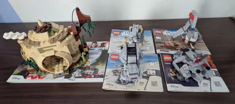 Lot of 5 LEGO Star Wars Builds with Instructions- 75208, 75265, 75295, 75298