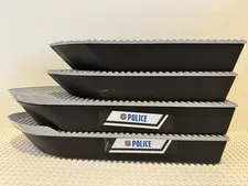 (4) LEGO Boat Hull & Deck Lot-#47859 &23997- Police Boats