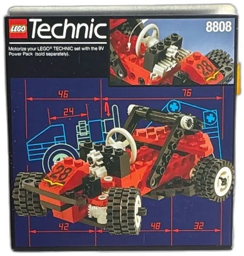 LEGO Technic 8808 F1 Racer Go Kart 92 Pieces 1994 Special Value New Sealed