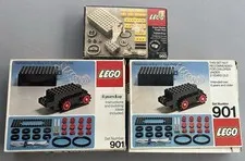 Lego Vintage LOT 2x Universal Motors Set 901 1x Expert Builder Power Pack Set960