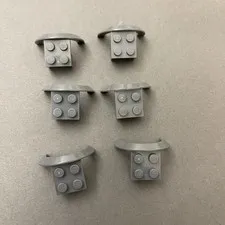 Lego 50745 Dark Gray Replacement Parts Pieces Lot of 6