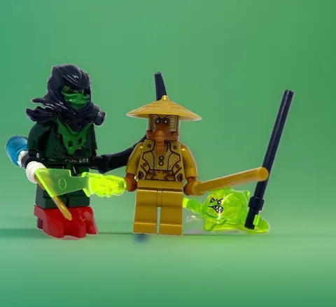 GOLDEN GUARD NINJAGO LEGO + MORRO  (p)