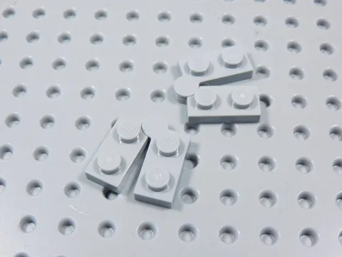 LEGO Lot of 2 Light Bluish Gray 1x4 Swivel Hinge Plates BR
