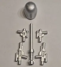 LEGO Star Wars accessories - chrome silver