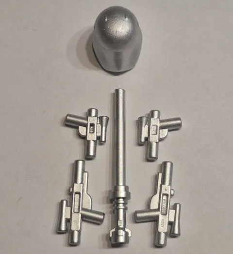 LEGO Star Wars accessories - chrome silver