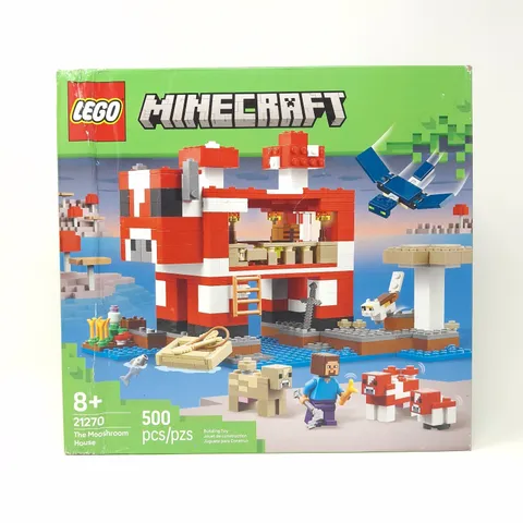 LEGO Minecraft: The Mooshroom House (21270) - New Sealed