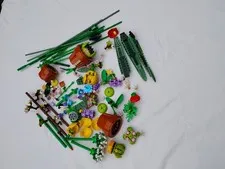 LEGO Botanicals Lot Parts Flower Wildflower Bouquet Foliage Plants Stems Bulk