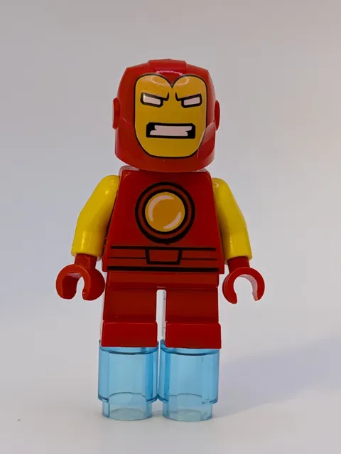 Iron Man Genuine LEGO Minifigure SH0362 Mighty Micros 76072 Marvel Retired