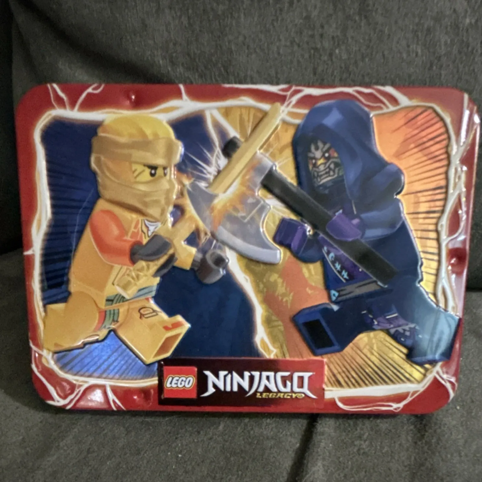 LEGO Ninjago Legacy Limited Edition Metal Storage Box Red Multicolor MPN 1121404