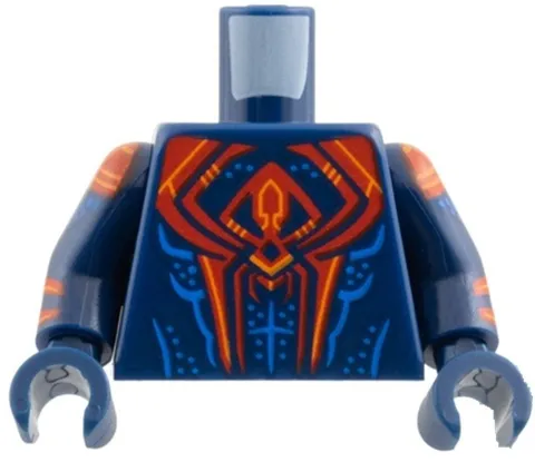 NEW Lego Spider-Man Miguel Dark BLUE MINIFIG TORSO w/Red Spider Pattern sp5