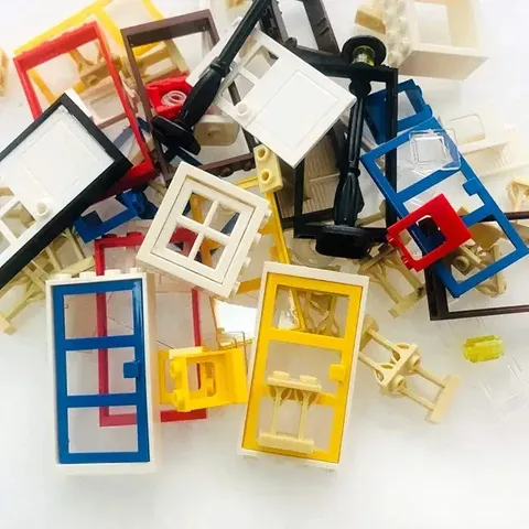 LEGO Random Mixed Doors & Windows 25Pcs Multi Color Used  Bulk Parts - REBRICKS