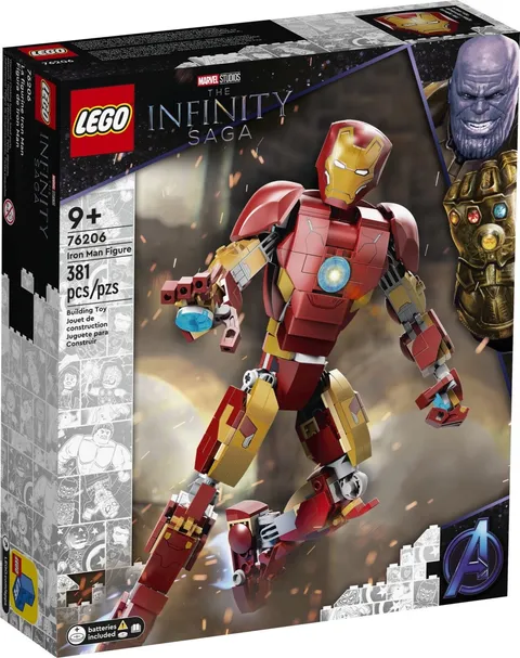 LEGO 76206 Iron Man Figure Marvel Infinity Saga New Sealed Nice Box Fast Ship