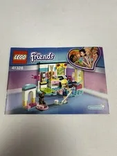 Lego 41328 Friends Stephanie's Bedroom Instructions Manual ONLY 