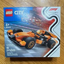 LEGO City 60442 F1 Driver with McLaren Race Car Formula 1 Set 86 pcs 6+