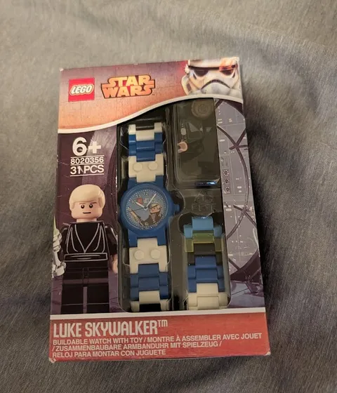 LEGO Star Wars Luke Skywalker Buildable Watch & Mini Figure New Retired 8020356