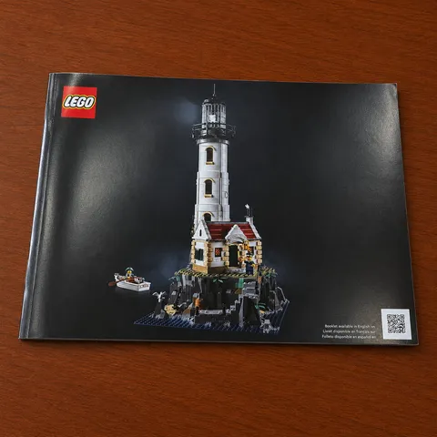 LEGO 21335 Motorized Lighthouse Instruction Manual Both Books