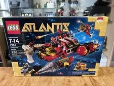 Rare New Sealed 2011 LEGO 7984 Atlantis Theme Deep Sea RaiderSubmarine Set NISB