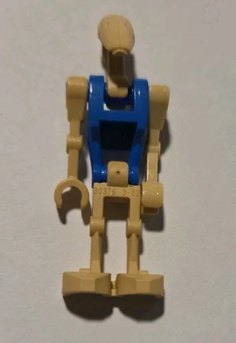 Lego Star Wars Battle Droid Pilot Blue Torso, Angled Arm & Straight Arm SW0095