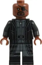LEGO® Minifig sh1133 - Nick Fury - Leather Trench Coat