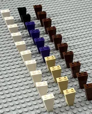 Lego Lot of 30 Multicolored Slope, Inverted 75 2 x 1 x 3 Slope, Inverted: 2449