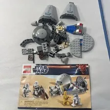 LEGO Star Wars 9490: Droid Escape w/ Instructions As-Is Parts No Mini-Figs