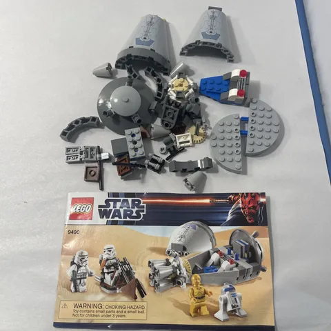 LEGO Star Wars 9490: Droid Escape w/ Instructions As-Is Parts No Mini-Figs