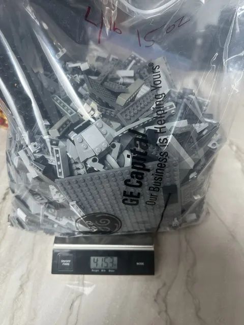 LEGO Black/Dark Grey/Grey Piece Lot (Read description)
