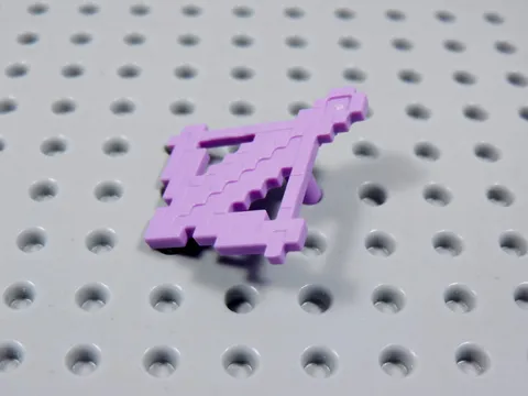 LEGO Minecraft Lavender Purple Crossbow Weapon Minifig BQ