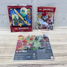 LEGO Ninjago: New & Sealed Minifigure Lot - Kai Lloyd Bone King Blizzard Samurai