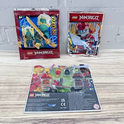LEGO Ninjago: New & Sealed Minifigure Lot - Kai Lloyd Bone King Blizzard Samurai