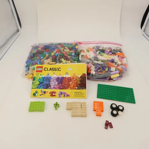 LEGO CLASSIC: Bricks Bricks Bricks (10717), INCOMPLETE Missing ~7 pieces 3.2lb
