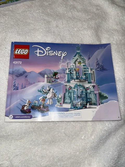 INSTRUCTION MANUAL ONLY from LEGO 43172 Elsa's Magical Ice Palace